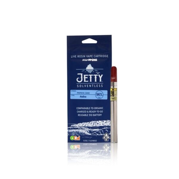 Jetty Solventless AIO Rosin Vape Cart